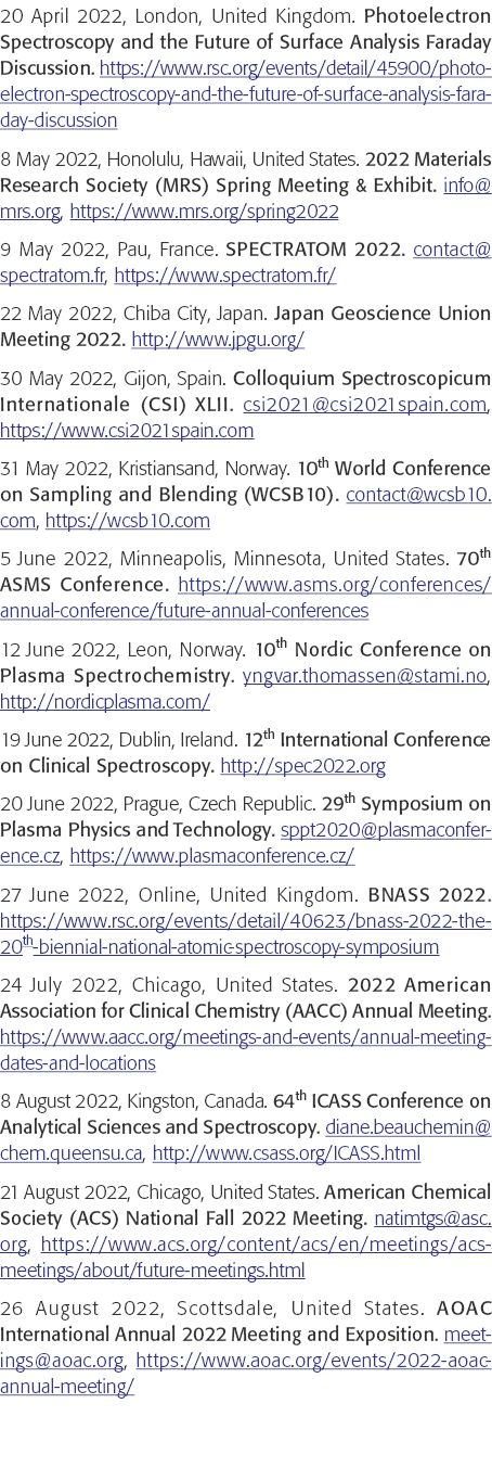 20 April 2022, London, United Kingdom  Photoelectron Spectroscopy and the Future of Surface Analysis Faraday Discussi   