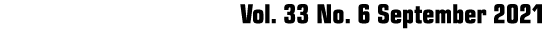 Vol  33 No  6 September 2021