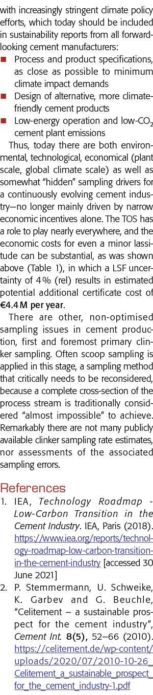 with increasingly stringent climate policy efforts, which today should be included in sustainability reports from all   