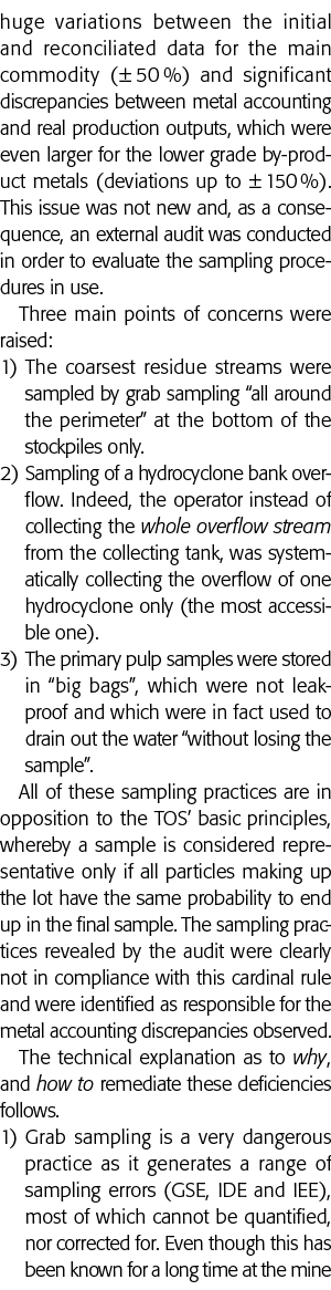huge variations between the initial and reconciliated data for the main commodity (  50 %) and significant discrepanc   