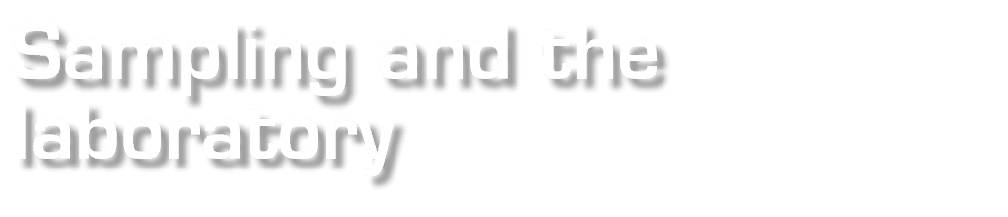 Sampling and the  laboratory