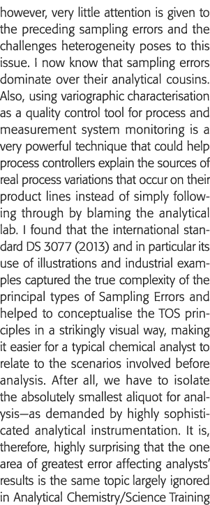 however, very little attention is given to the preceding sampling errors and the challenges heterogeneity poses to th   