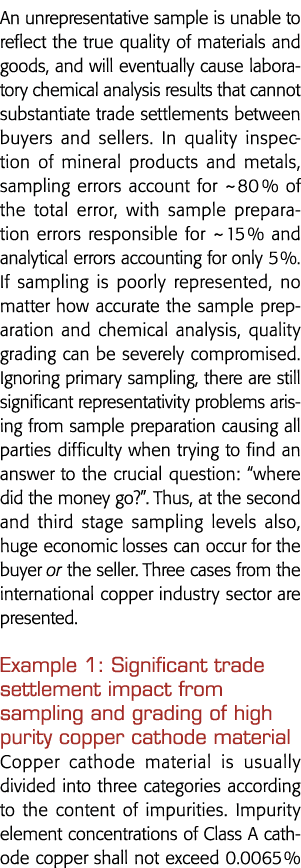 An unrepresentative sample is unable to reflect the true quality of materials and goods, and will eventually cause la   