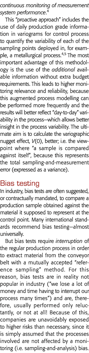 continuous monitoring of measurement system performance 4 This  proactive approach  includes the use of daily product   