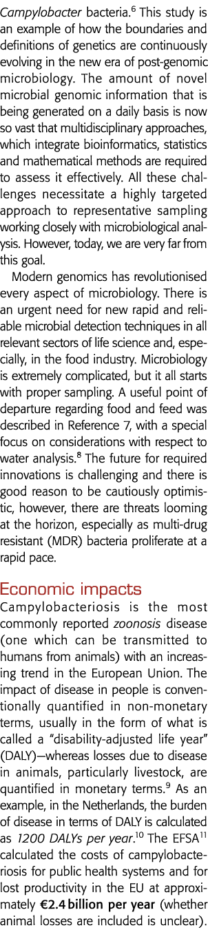 Campylobacter bacteria 6 This study is an example of how the boundaries and definitions of genetics are continuously    