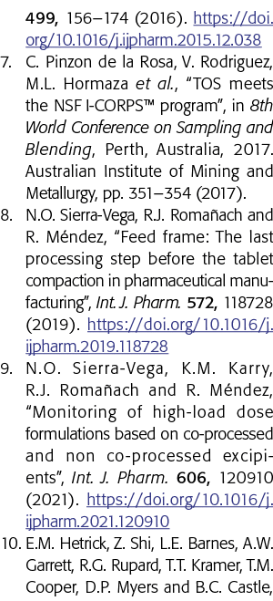 499, 156 174 (2016)  https:  doi org 10 1016 j ijpharm 2015 12 038 7  C  Pinzon de la Rosa, V  Rodriguez, M L  Hormaz   