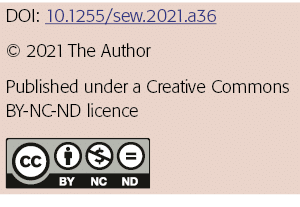 DOI: 10 1255 sew 2021 a36   2021 The Author Published under a Creative Commons BY-NC-ND licence  