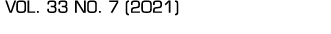  VOL  33 NO  7 (2021)
