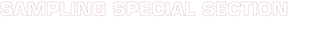 Sampling Special Section