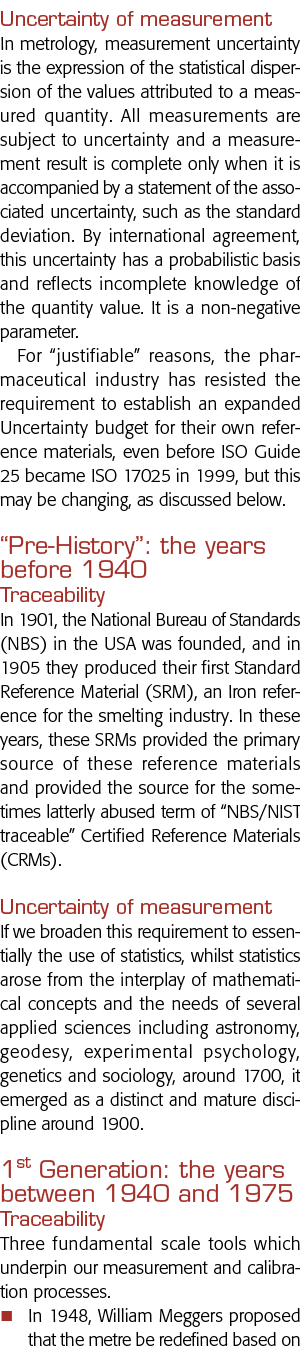 Uncertainty of measurement In metrology, measurement uncertainty is the expression of the statistical dispersion of t   