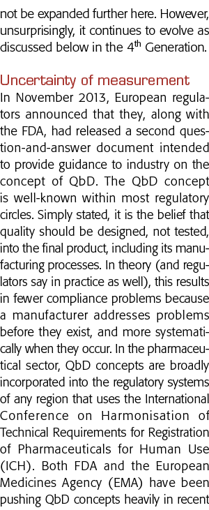 not be expanded further here  However, unsurprisingly, it continues to evolve as discussed below in the 4th Generatio   