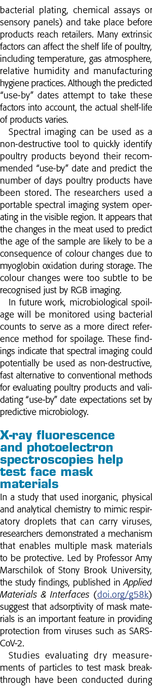 bacterial plating, chemical assays or sensory panels) and take place before products reach retailers  Many extrinsic    