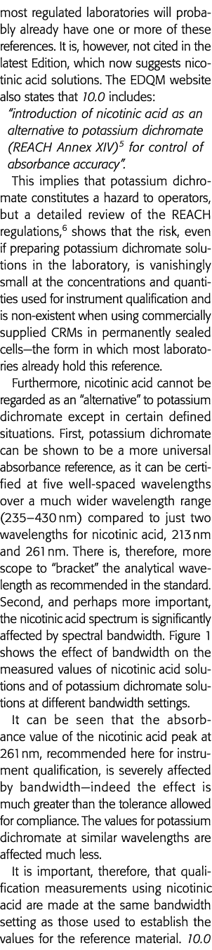 most regulated laboratories will probably already have one or more of these references  It is, however, not cited in    