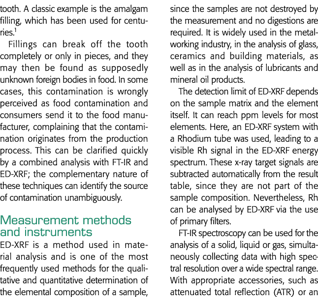 tooth  A classic example is the amalgam filling, which has been used for centuries 1 Fillings can break off the tooth   