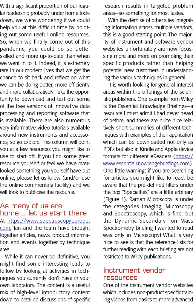 With a significant proportion of our regular readership probably under home lock-down, we were wondering if we could    
