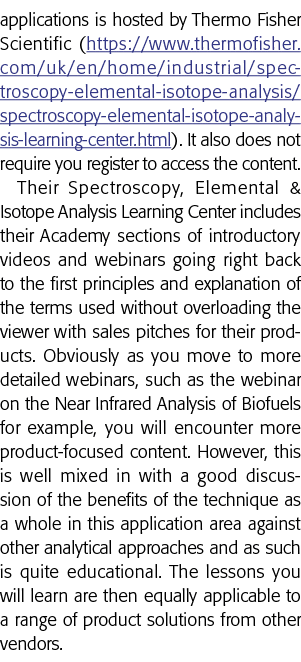 applications is hosted by Thermo Fisher Scientific (https:  www thermofisher com uk en home industrial spectroscopy-e   