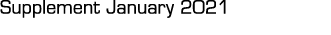 Supplement January 2021
