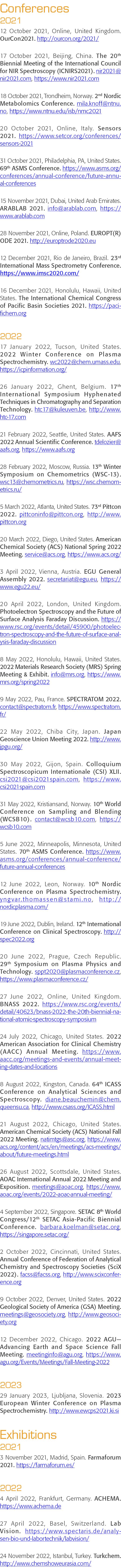 Conferences 2021 12 October 2021, Online, United Kingdom  OurCon2021  http:  ourcon org 2021  17 October 2021, Beijin   