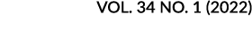  VOL  34 NO  1 (2022)
