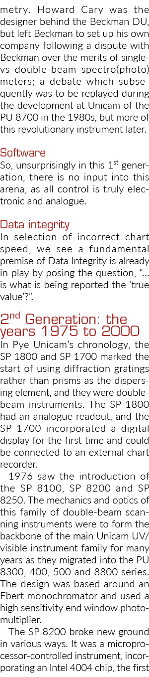 metry  Howard Cary was the designer behind the Beckman DU, but left Beckman to set up his own company following a dis   