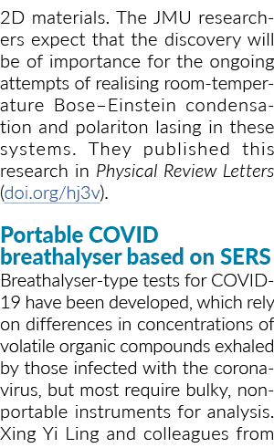 2D materials  The JMU researchers expect that the discovery will be of importance for the ongoing attempts of realisi   
