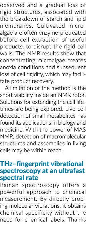 observed and a gradual loss of rigid structures, associated with the breakdown of starch and lipid membranes  Cultiva   
