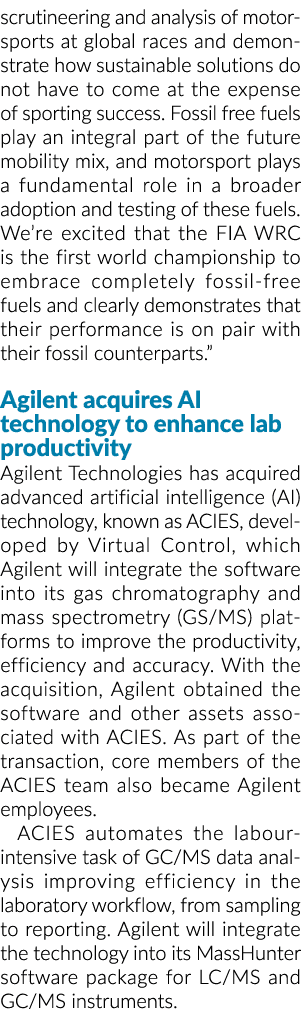 scrutineering and analysis of motorsports at global races and demonstrate how sustainable solutions do not have to co   