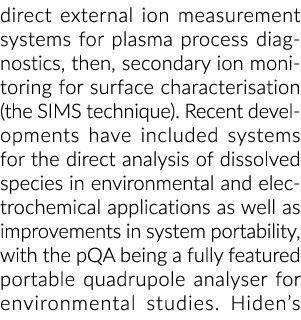 direct external ion measurement systems for plasma process diagnostics, then, secondary ion monitoring for surface ch   
