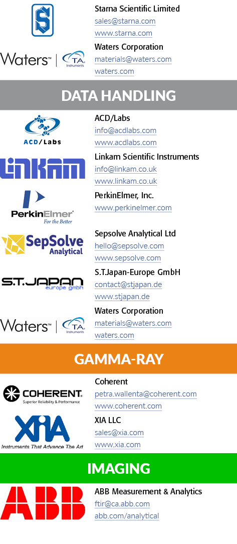  object Rectangle ,Starna Scientific Limited sales starna com www starna com, object Rectangle ,Waters Corporation ma   