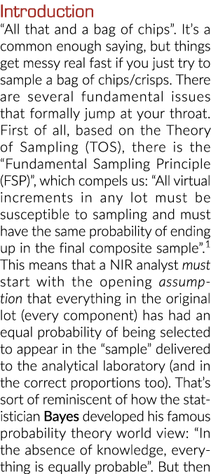 Introduction  All that and a bag of chips   It s a common enough saying, but things get messy real fast if you just t   