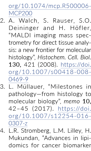 org 10 1074 mcp R500006-MCP200 2  A  Walch, S  Rauser, S O  Deininger and H  Höfler,  MALDI imaging mass spectrometry   
