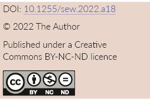 DOI: 10 1255 sew 2022 a18   2022 The Author Published under a Creative  Commons BY-NC-ND licence  