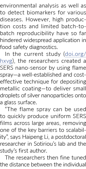 environmental analysis as well as to detect biomarkers for various diseases  However, high production costs and limit   