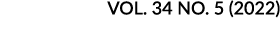  VOL  34 NO  5 (2022)