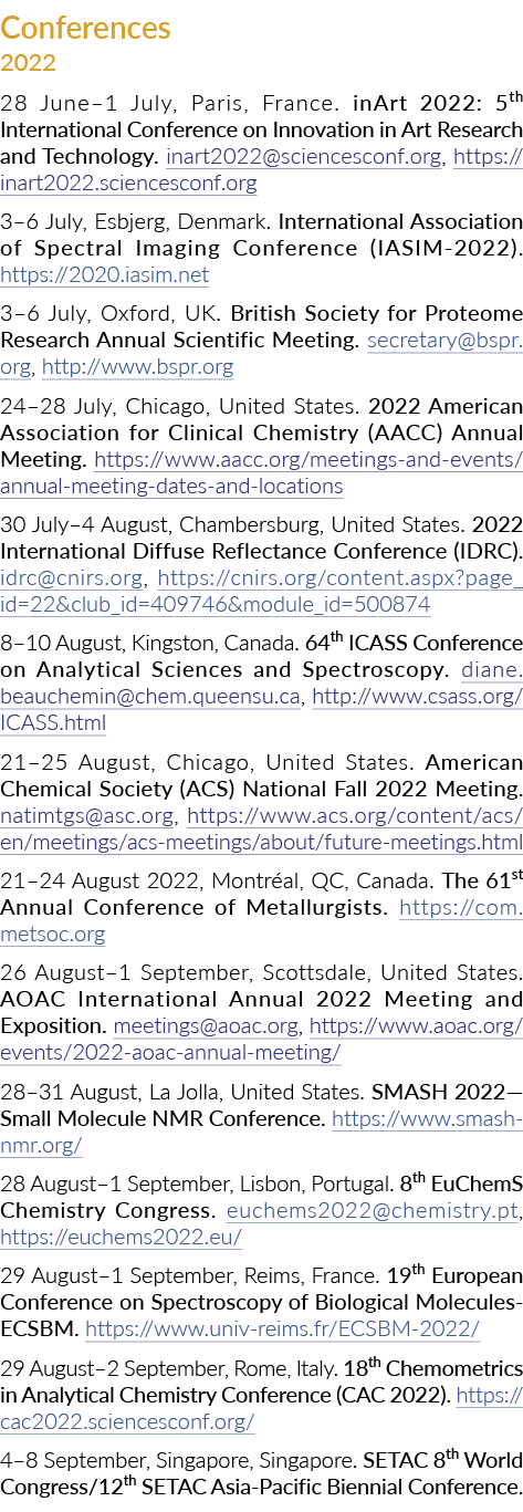 Conferences 2022 28 June 1 July, Paris, France  inArt 2022: 5th International Conference on Innovation in Art Researc   