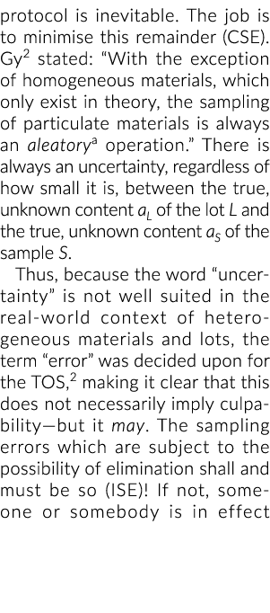 protocol is inevitable. The job is to minimise this remainder (CSE). Gy2 stated: “With the exception of homogeneous m...