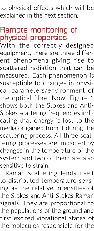 to physical effects which will be explained in the next section. Remote monitoring of physical properties With the co...