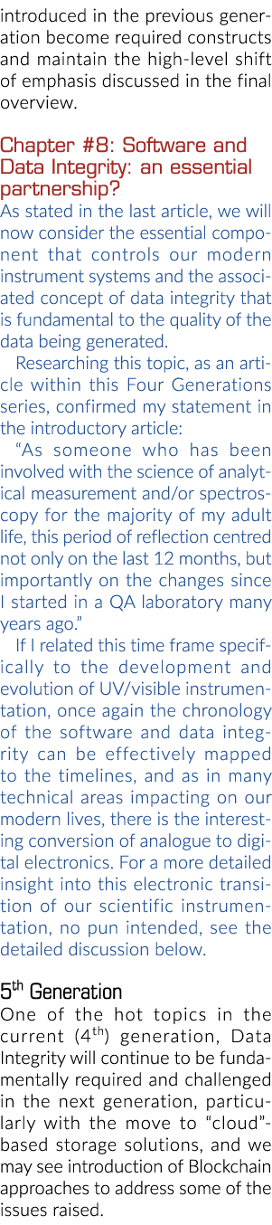 introduced in the previous generation become required constructs and maintain the high-level shift of emphasis discus...