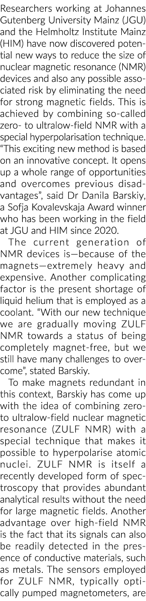 Researchers working at Johannes Gutenberg University Mainz (JGU) and the Helmholtz Institute Mainz (HIM) have now dis...
