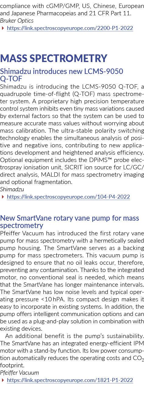 compliance with cGMP/GMP, US, Chinese, European and Japanese Pharmacopeias and 21 CFR Part 11. Bruker Optics � https:...