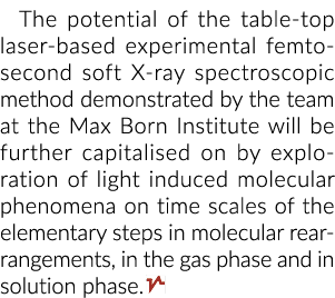 The potential of the table top laser based experimental femtosecond soft X ray spectroscopic method demonstrated by t...