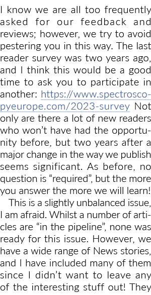 I know we are all too frequently asked for our feedback and reviews; however, we try to avoid pestering you in this w...