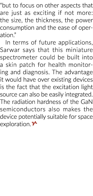 “but to focus on other aspects that are just as exciting if not more: the size, the thickness, the power consumption ...