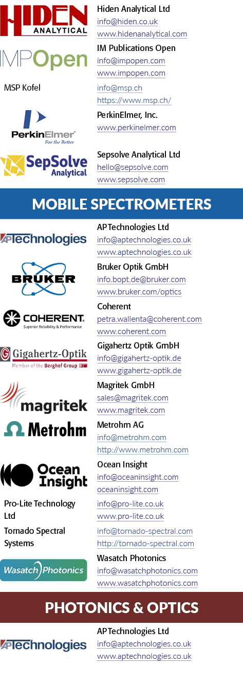 [object Rectangle],Hiden Analytical Ltd info@hiden.co.uk www.hidenanalytical.com,[object Rectangle],IM Publications O...