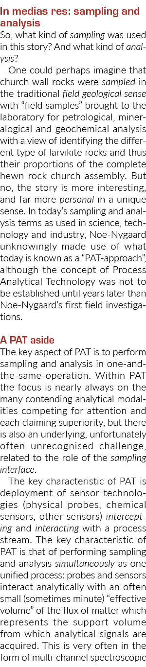 In medias res: sampling and analysis So, what kind of sampling was used in this story? And what kind of analysis? One...