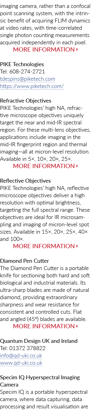 imaging camera, rather than a confocal point scanning system, with the intrinsic benefit of acquiring FLIM dynamics a...