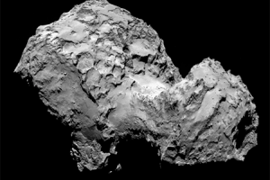 Photo of the comet 67P/Churyumov-Gerasimenko