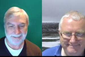 Photos of John Hollerton and Tony Davies