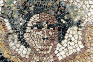 Photo of detail of mosaic floor