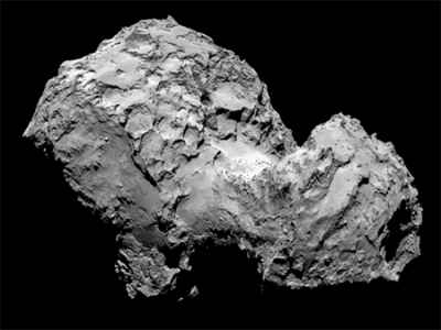 Photo of the comet 67P/Churyumov-Gerasimenko